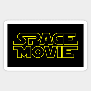 Space Movie - Star Wars parody Magnet